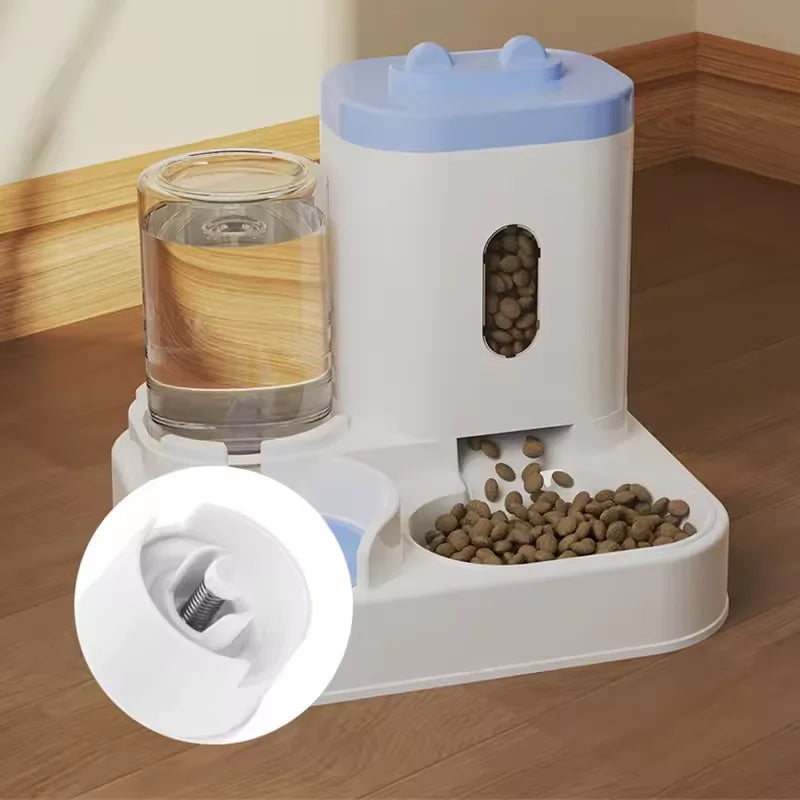 2-in-1 Automatic Pet Feeder & Water Dispenser