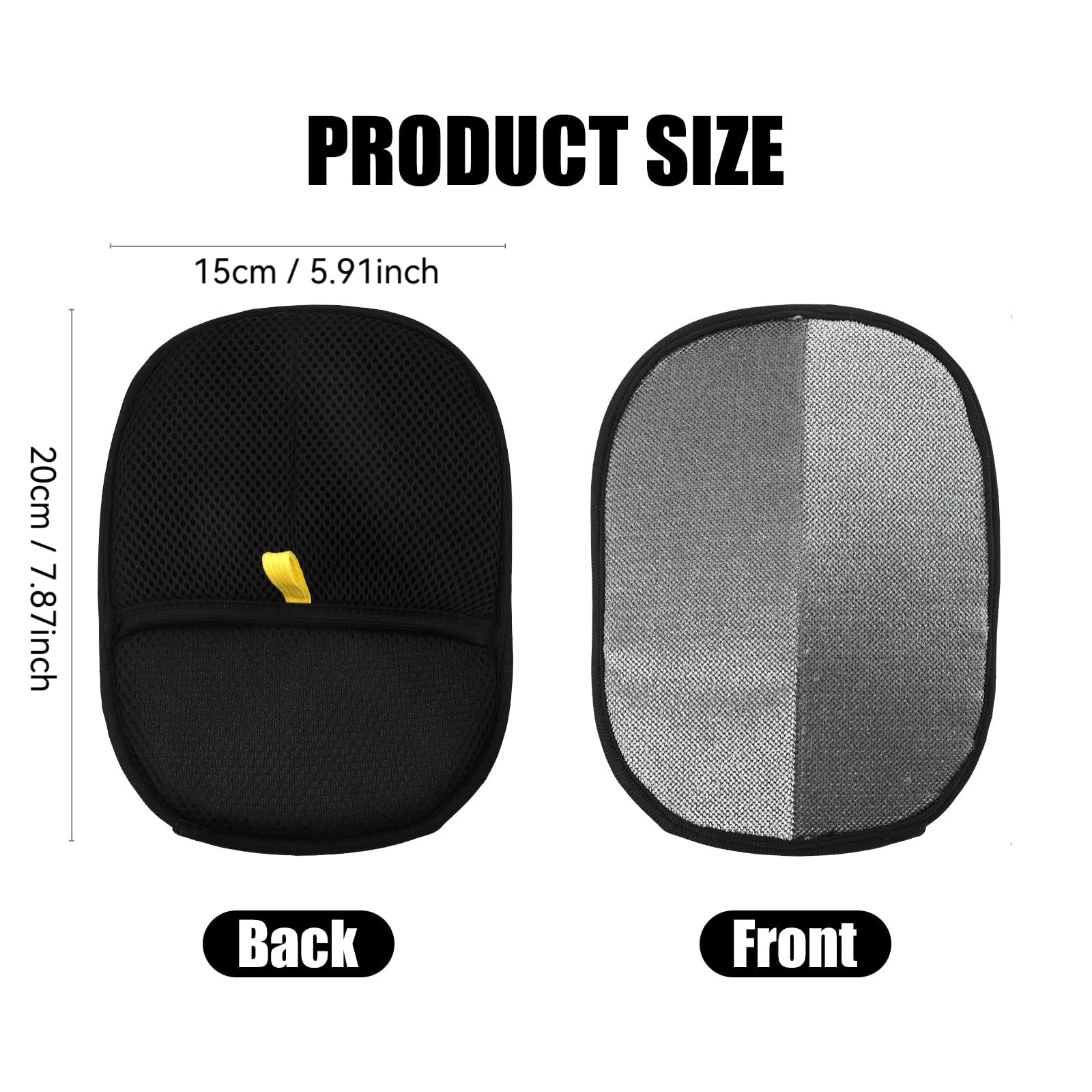 Reusable Pet Hair Removal Glove — Double-Sided Grooming & Lint Remover