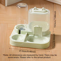 2-in-1 Pet Feeder & Water Dispenser — No Battery, Travel-Ready